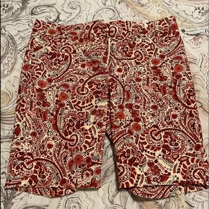 Loft (Ann Taylor) multicolor Bermuda shorts size 6
